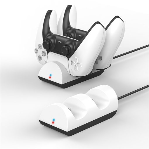 Stand incarcare (dual charger) pentru controller consola PlayStation 5, Goobay - imagine 4
