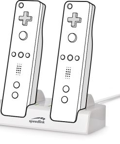 Stand incarcare (dual charger) Speedlink, SL-3406-WE pentru controller consola Nintendo WII / WII U