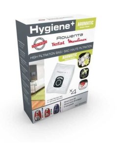 Set 4 saci Hygiene+ aromatic pentru aspirator Rowenta, ZR200920