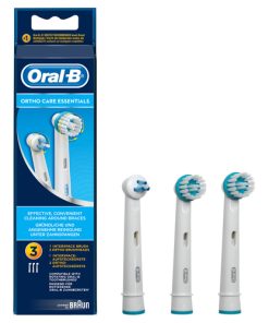 Set 3 rezerve periuta de dinti electrica Braun Oral-B Ortho Care Essentials, 64711704