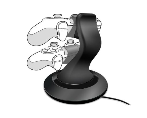 Stand incarcare (dual charger) pentru controller consola PlayStation 4, Speedlink, SL-4511-BK - imagine 3