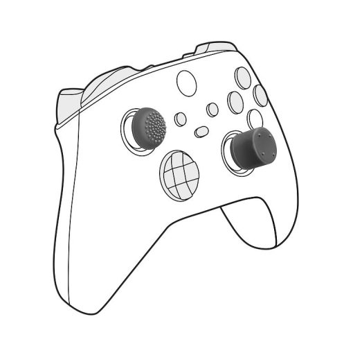 Set 8 capace protectie pentru controller consola PS5 / PS4 / Xbox, Speedlink, SL-460800-BK - imagine 4