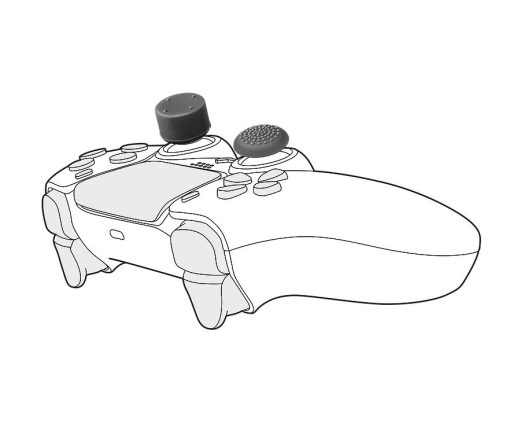 Set 8 capace protectie pentru controller consola PS5 / PS4 / Xbox, Speedlink, SL-460800-BK - imagine 5