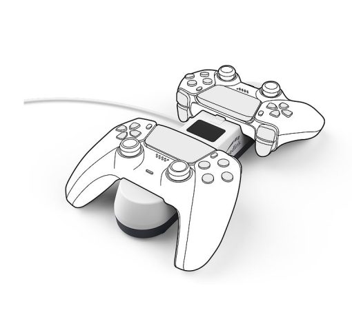 Stand incarcare (dual charger) pentru controller consola PlayStation 5, Speedlink, SL-460001-WE - imagine 2
