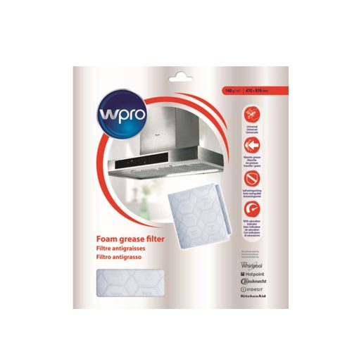 Filtru universal de hartie pentru hota, Wpro, 470 x 970 mm, C00380031, 484000008526