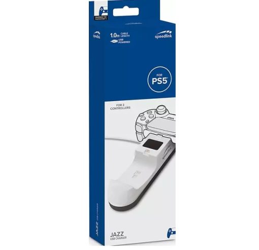 Stand incarcare (dual charger) pentru controller consola PlayStation 5, Speedlink, SL-460001-WE - imagine 5