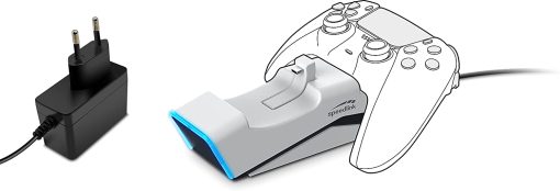 Stand incarcare (dual charger) pentru controller consola PlayStation 5, Speedlink, SL-460000-WE - imagine 4