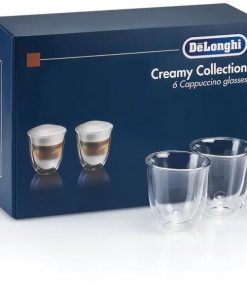 Set 6 pahare Creamy Collection, DeLonghi, 190 ml, DLSC301, 5513296661