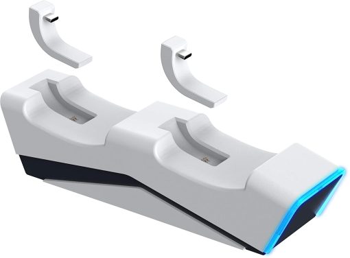 Stand incarcare (dual charger) pentru controller consola PlayStation 5, Speedlink, SL-460000-WE - imagine 5