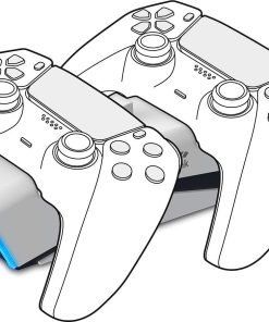 Stand incarcare (dual charger) pentru controller consola PlayStation 5, Speedlink, SL-460000-WE