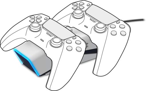 Stand incarcare (dual charger) pentru controller consola PlayStation 5, Speedlink, SL-460000-WE