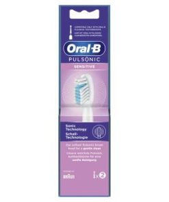Set 2 rezerve periuta de dinti electrica Braun Oral-B Pulsonic Sensitive, 80334588