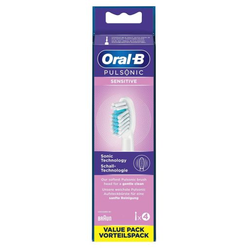 Set 4 rezerve periuta de dinti electrica Braun Oral-B Pulsonic Sensitive, 80334589