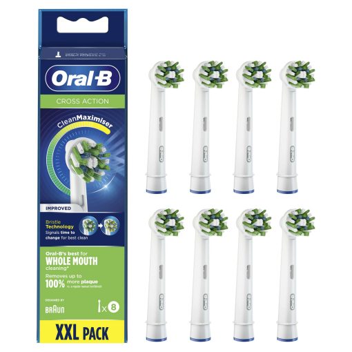 Set 8 rezerve periuta de dinti electrica Braun Oral-B Cross Action, 80339341