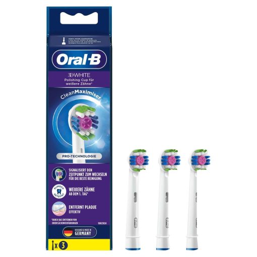 Set 3 rezerve periuta de dinti electrica Braun Oral-B 3D White EB18, 80363203