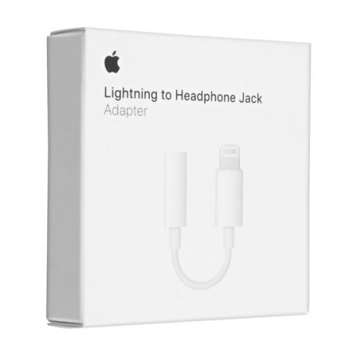 Adaptor audio APPLE MMX62ZM/A, Jack 3.5mm - Lightning, alb - imagine 2