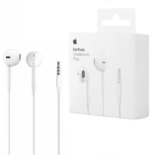 Casti APPLE Earpods MNHF2ZM/A, cu fir, in-ear, microfon, alb