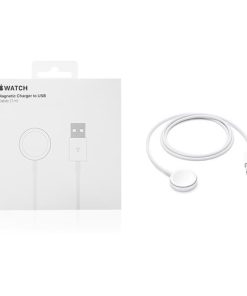 Cablu de incarcare magnetic pentru APPLE Watch, MX2E2ZM/A, 1m, alb