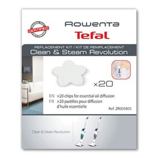 Set 20 pastile parfumate pentru aspirator cu aburi Rowenta Clean & Steam, ZR005805