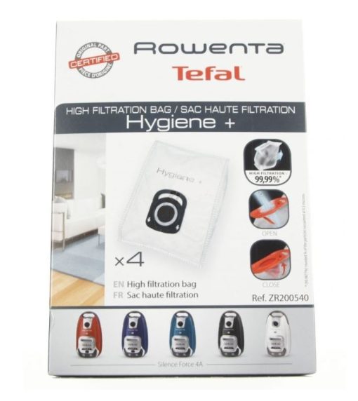 Set 4 saci pentru aspirator Rowenta Hygiene+, ZR200540