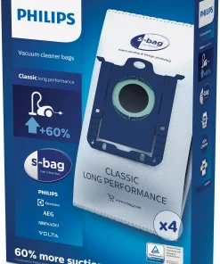 Set 4 saci Long Performance pentru aspirator Philips, FC8021/03