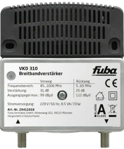 Amplificator semnal antena satelit, Fuba, 31 dB, 85-1006 MHz