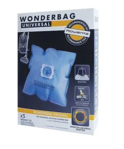 Set 5 saci pentru aspirator Rowenta, Wonderbag Universal, WB406120