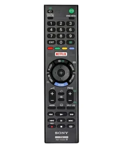 Telecomanda pentru TV Sony, buton Netflix, Negru, RMT-TX102D