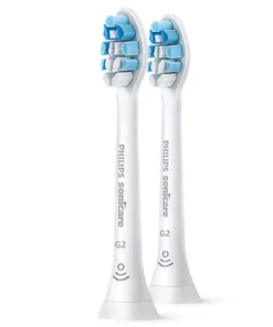 Set 2 rezerve periuta de dinti electrica Philips Sonicare G2 Optimal Gum Care, Alb, HX9032/10