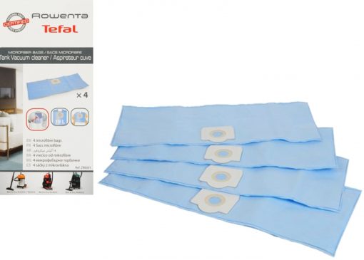 Set 4 saci microfibra Rowenta ZR8001 pentru aspiratoare seria Wet & Dry, 19 L - imagine 2
