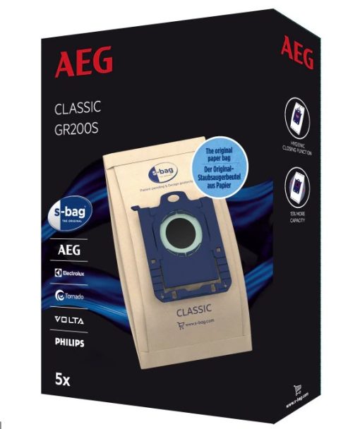 Set 5 saci S-bag AEG pentru aspirator Electrolux, 9001684787