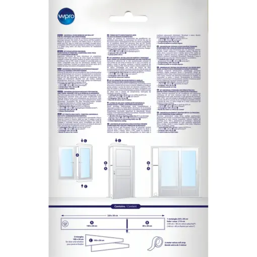 Banda izolare pentru aparat de aer conditionat portabil Wpro, C00649277, ASK007, 488000649277 - imagine 2