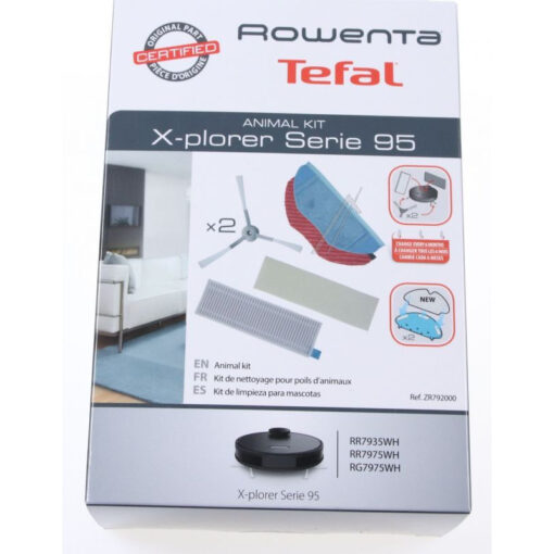 Set accesorii Animal Kit pentru aspirator robot Rowenta X-plorer S95, ZR792000 - imagine 2